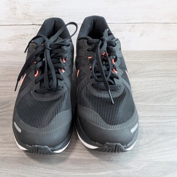 Nike Women’s Size 7 Dual Fusion Run Athletic Running Shoes Black Pink - Picture 2 of 7